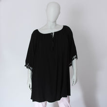 Lade das Bild in den Galerie-Viewer, Off Shoulder Bluse in Schwarz
