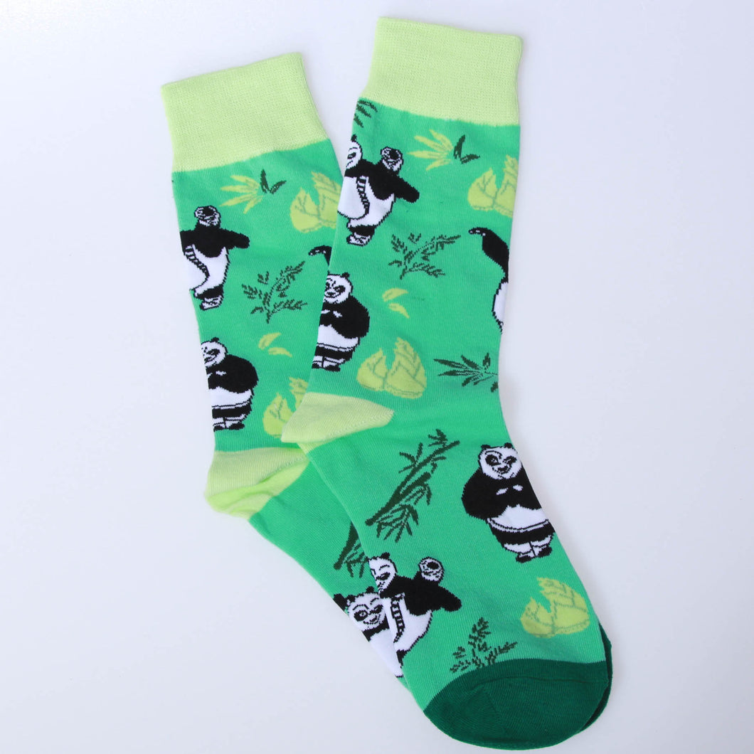 Lustige Söckchen mit Pandas