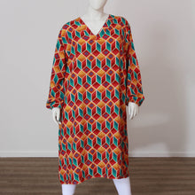 Lade das Bild in den Galerie-Viewer, Kleid mit modernem Muster

