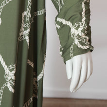 Lade das Bild in den Galerie-Viewer, lange Tunika Kleid mit maritimem Muster
