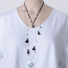 Lade das Bild in den Galerie-Viewer, Layering Kette mit Herzchen und Fransen
