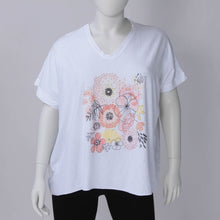 Lade das Bild in den Galerie-Viewer, T-Shirt mit Glitzer Print
