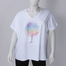 Lade das Bild in den Galerie-Viewer, T-Shirt mit Glitzer Print
